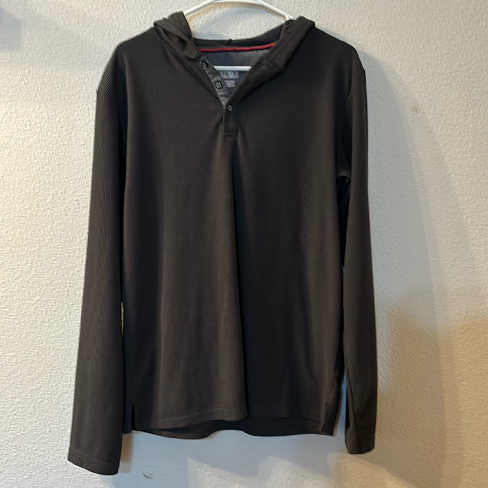 Truly waffle knit thermal hoodie size medium